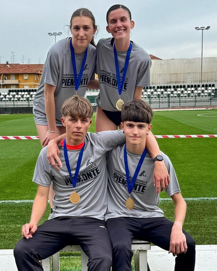 FuturAtletica Piemonte strepitosa ai regionali staffette 