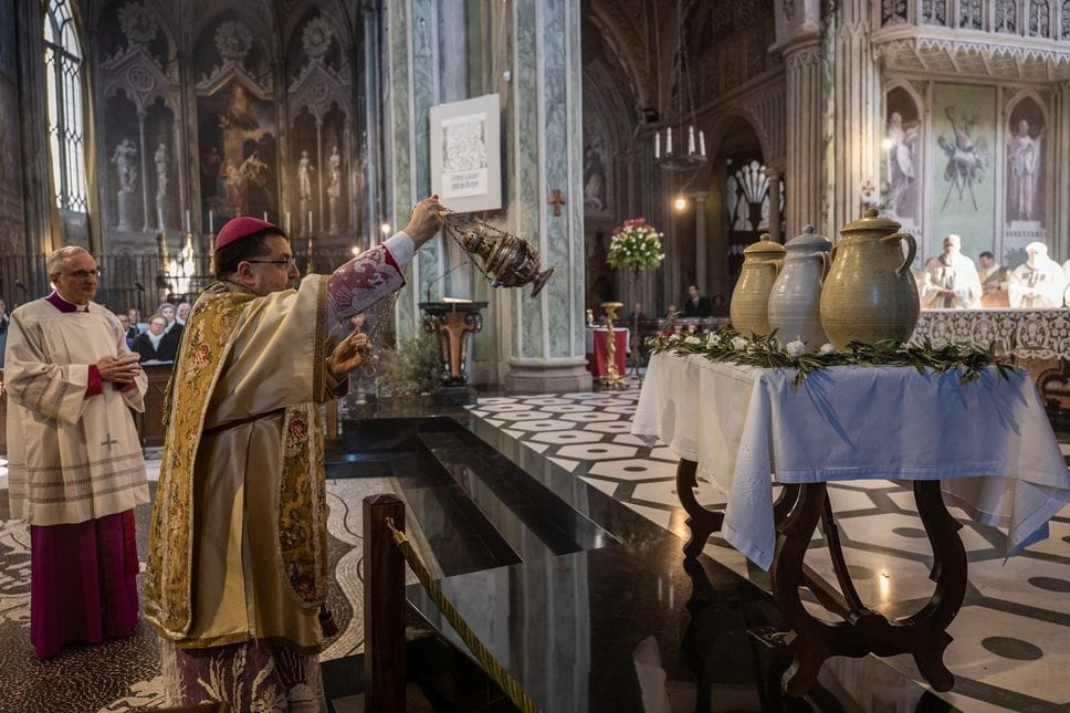 Nella messa crismale annunciata l’ordinazione    sacerdotale di due diaconi