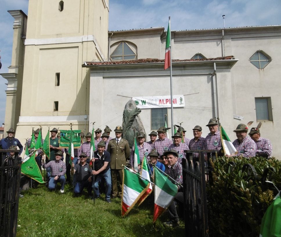 La festa del 90° degli alpini di Cerrione, Vergnasco e Magnonevolo