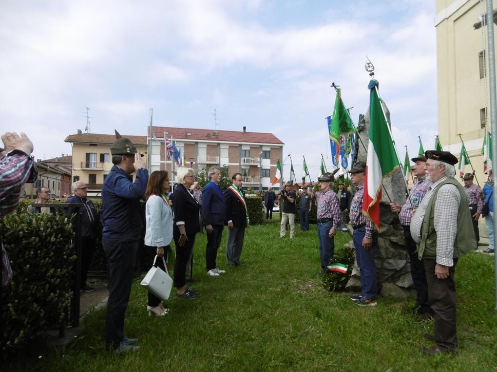 La festa del 90° degli alpini di Cerrione, Vergnasco e Magnonevolo