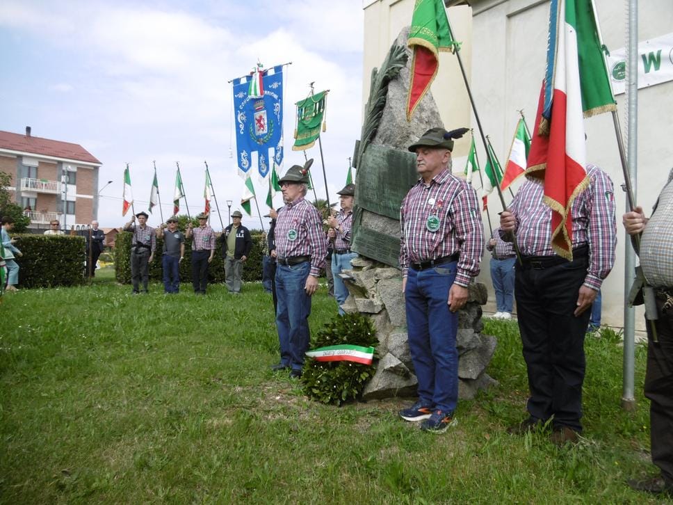 La festa del 90° degli alpini di Cerrione, Vergnasco e Magnonevolo
