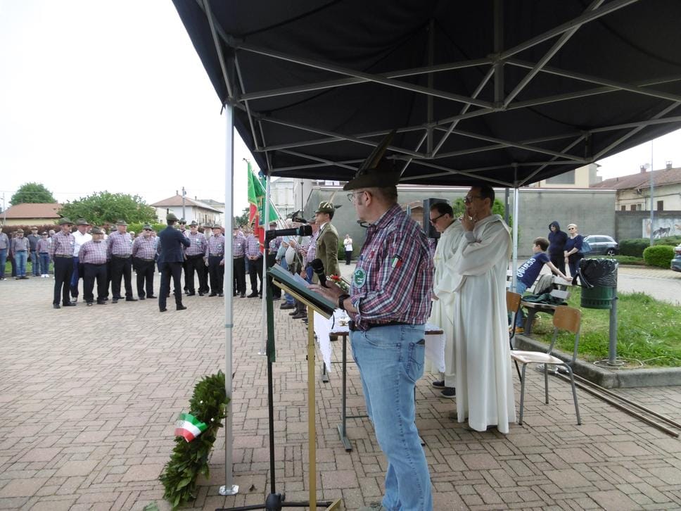 La festa del 90° degli alpini di Cerrione, Vergnasco e Magnonevolo