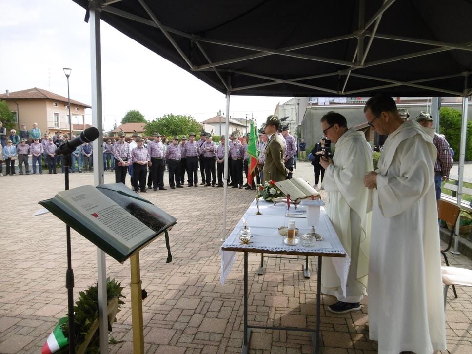 La festa del 90° degli alpini di Cerrione, Vergnasco e Magnonevolo