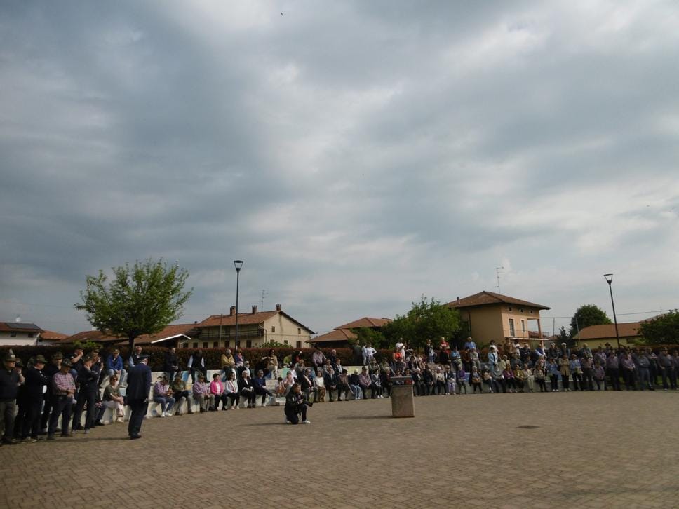 La festa del 90° degli alpini di Cerrione, Vergnasco e Magnonevolo