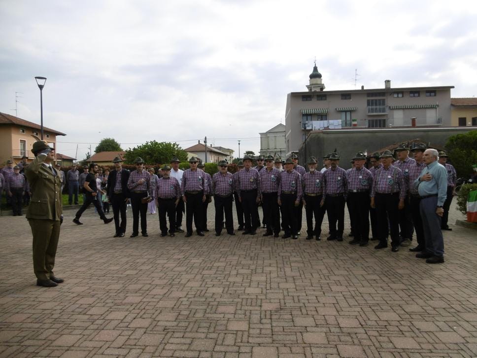 La festa del 90° degli alpini di Cerrione, Vergnasco e Magnonevolo