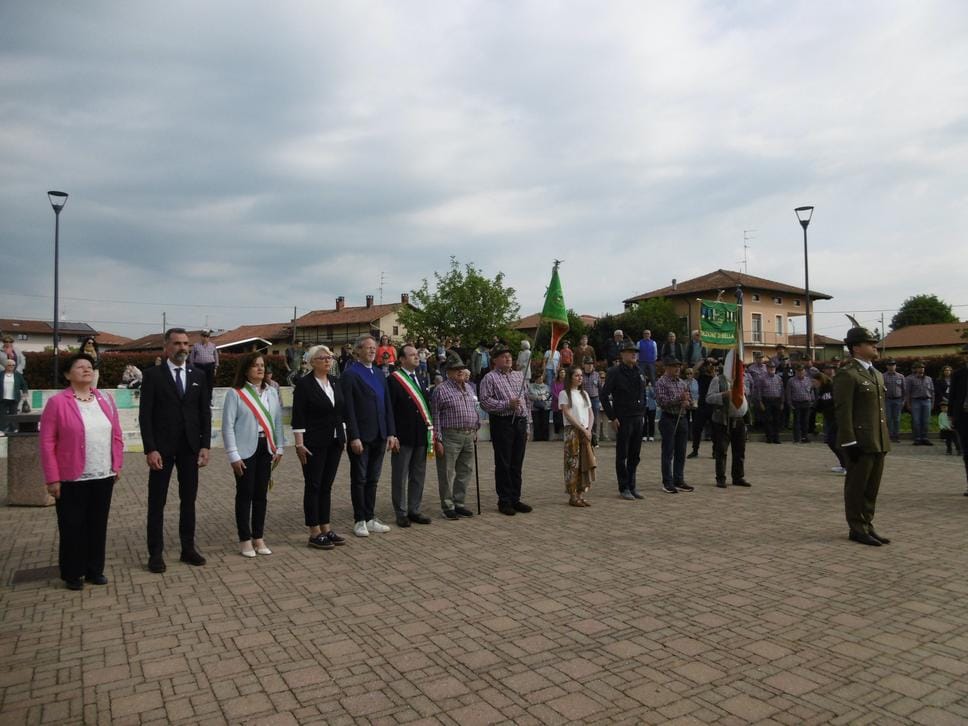 La festa del 90° degli alpini di Cerrione, Vergnasco e Magnonevolo