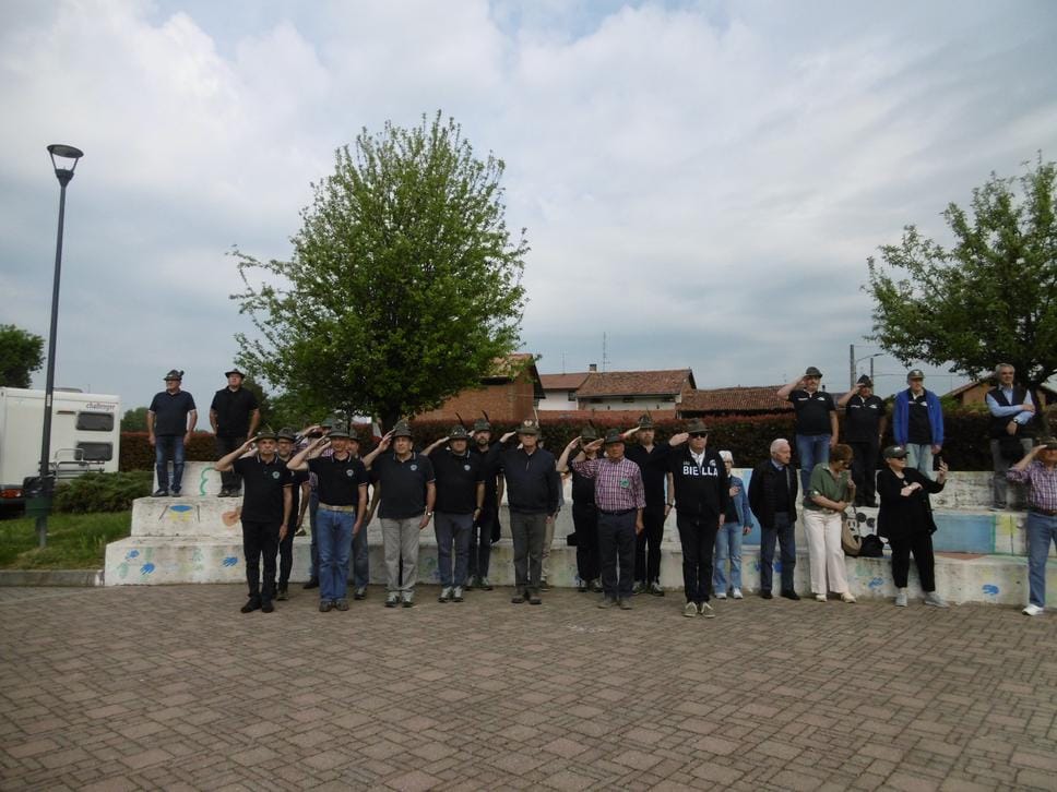 La festa del 90° degli alpini di Cerrione, Vergnasco e Magnonevolo