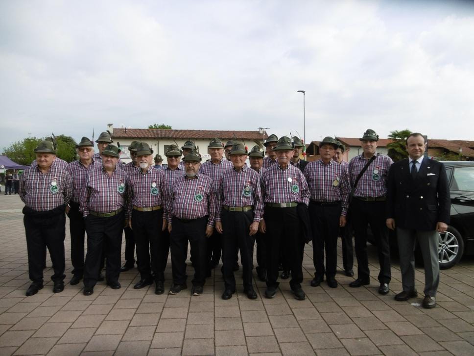 La festa del 90° degli alpini di Cerrione, Vergnasco e Magnonevolo