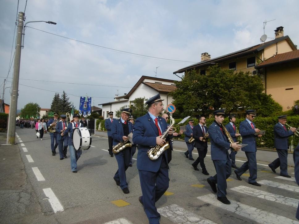 La festa del 90° degli alpini di Cerrione, Vergnasco e Magnonevolo
