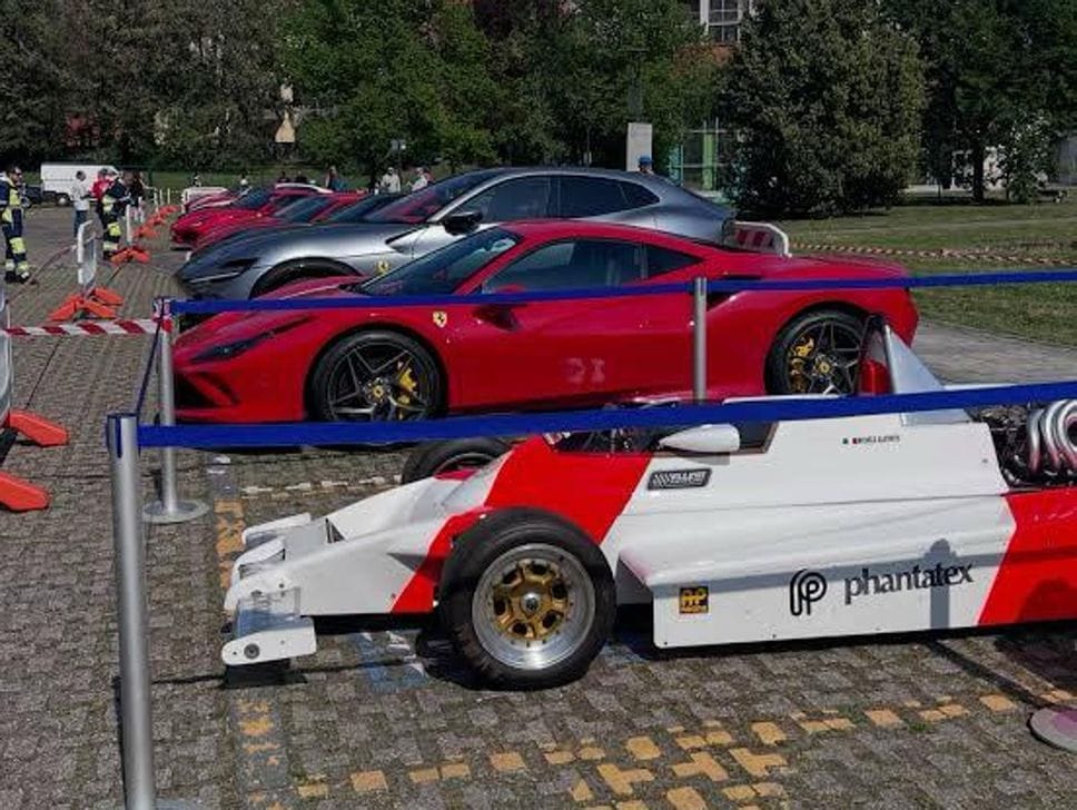 A Rozzano la mostra su Michele Alboreto 