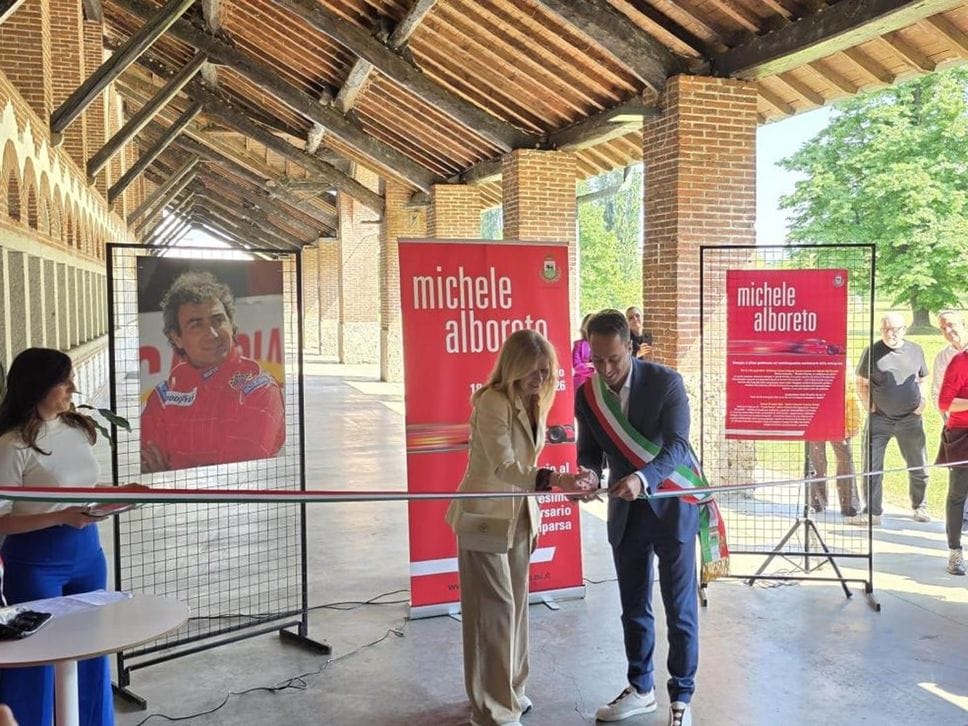 A Rozzano la mostra su Michele Alboreto 