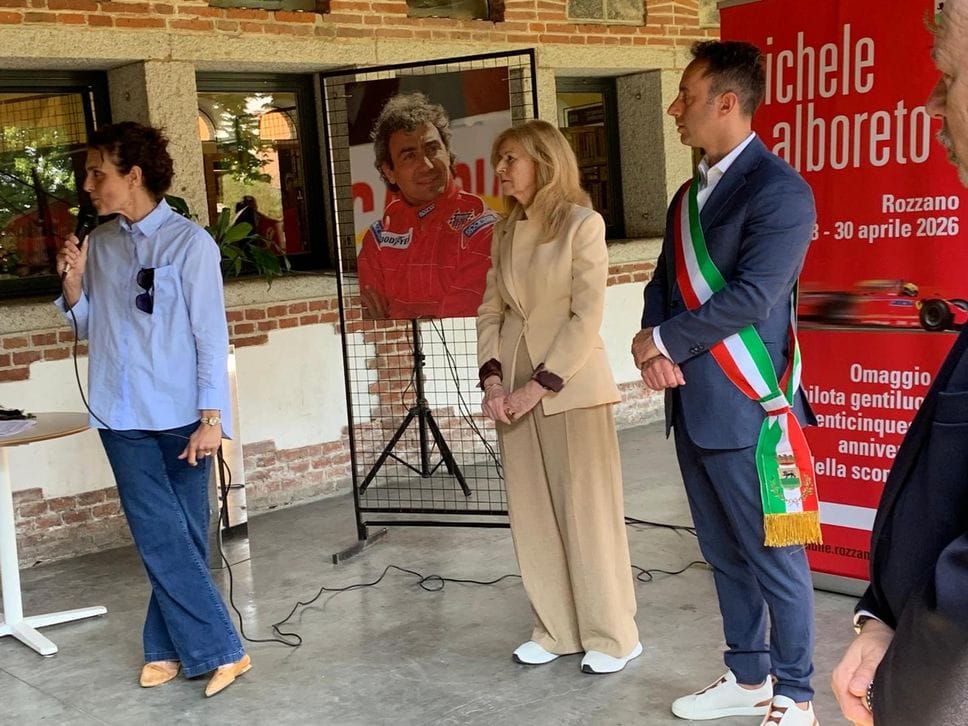 A Rozzano la mostra su Michele Alboreto 