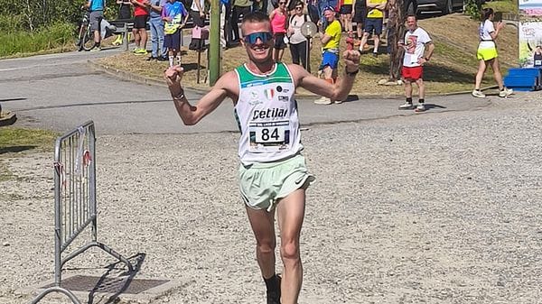 Michele Fontana domina  il Giro del lago di Viverone