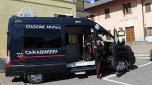 La stazione mobile dei carabinieri è in servizio a Mottalciata