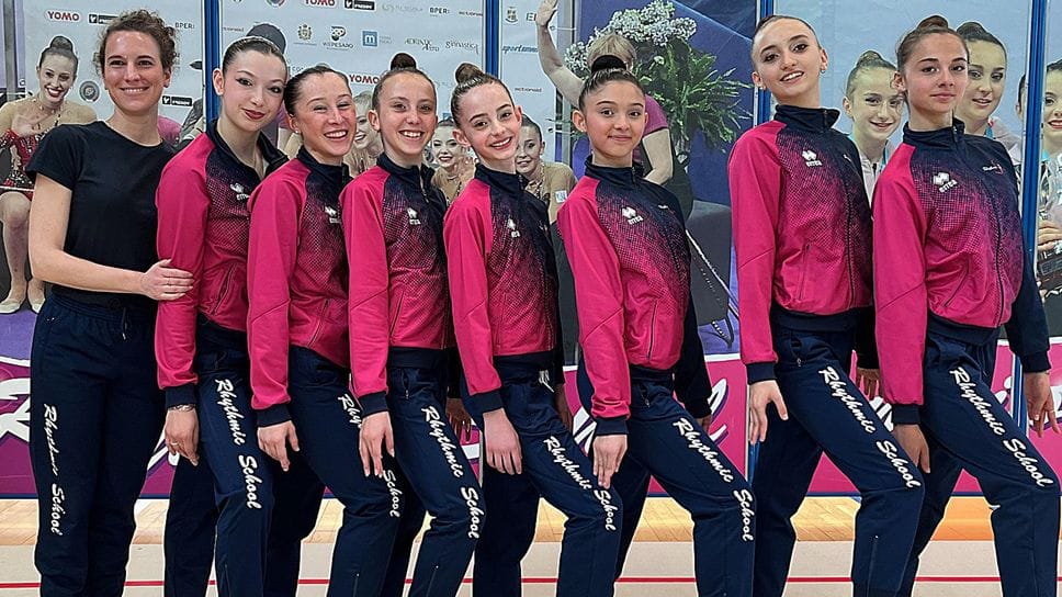  Rhythmic School per tre volte sul podio ai regionali a squadre