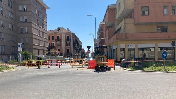 Scavi Cordar, semichiusa la rotonda di via Bertodano