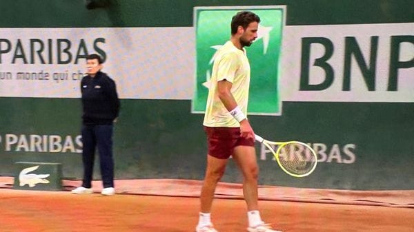 Napolitano out al Roland Garros