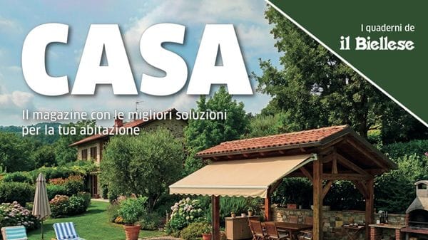 Venerdì 22 maggio gratis con “il Biellese” il magazine Casa speciale outdoor