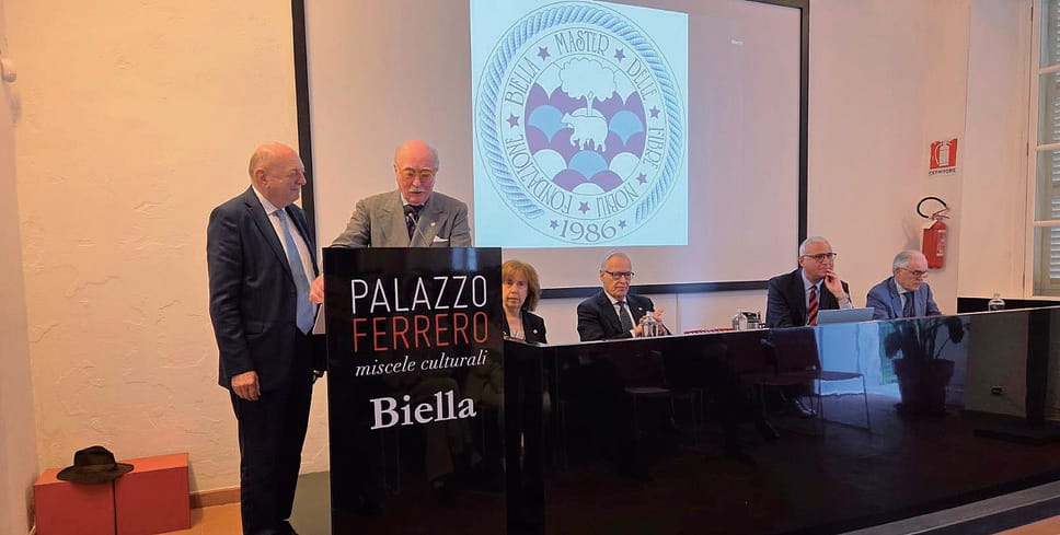 Cerimonia a Palazzo Ferrero per i 40 anni del Master Fibre Nobili