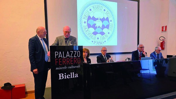 Cerimonia a Palazzo Ferrero per i 40 anni del Master Fibre Nobili