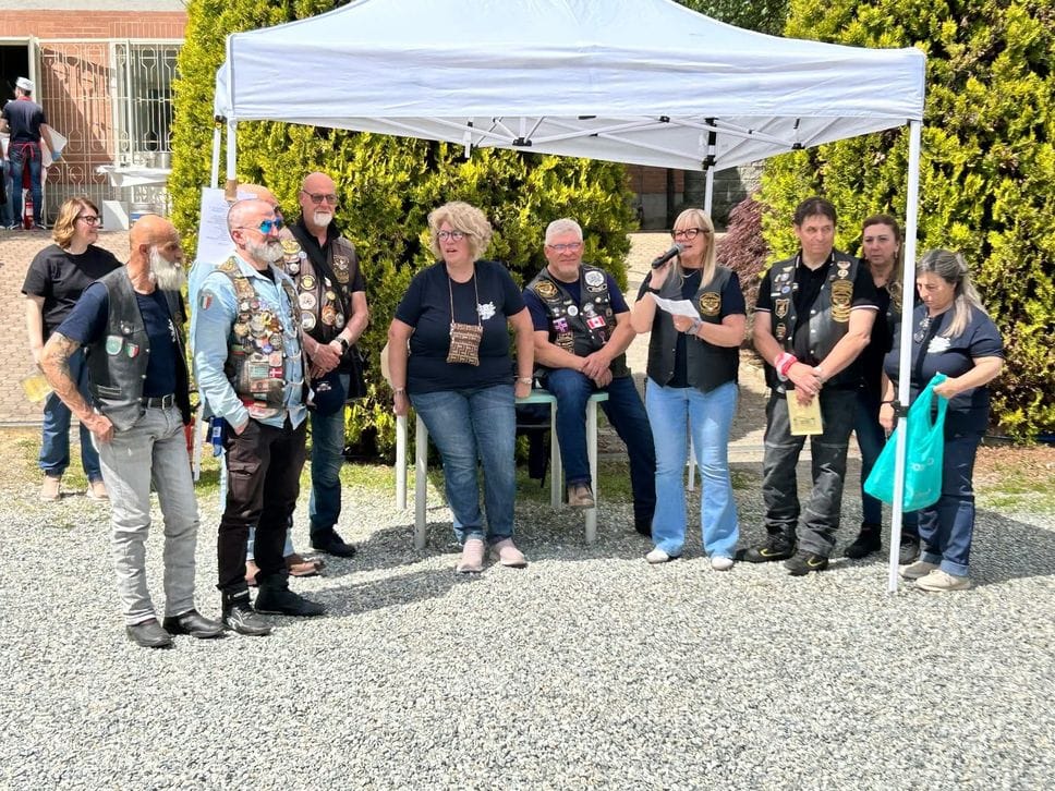 Il giro in moto per il Memorial Andrea Lovero