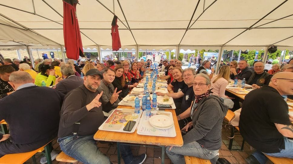 Il giro in moto per il Memorial Andrea Lovero