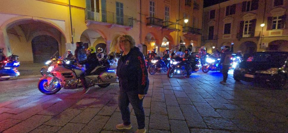 Il giro in moto per il Memorial Andrea Lovero
