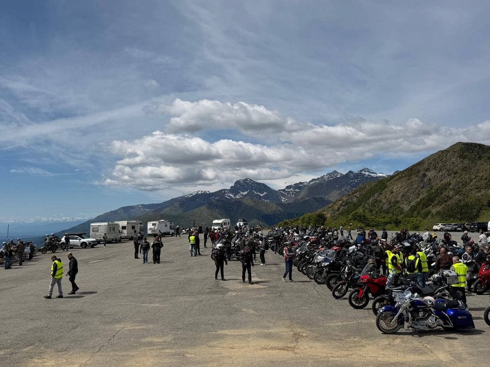 Il giro in moto per il Memorial Andrea Lovero