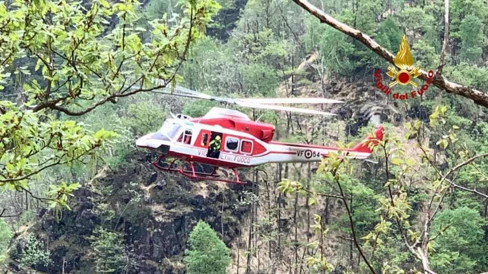 Incendio di 500 metri quadrati all’Alpe Le Piane