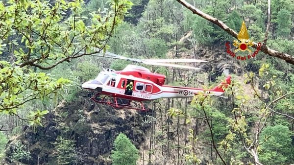 Incendio di 500 metri quadrati all’Alpe Le Piane