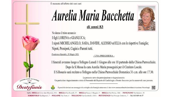 Aurelia Maria Bacchetta