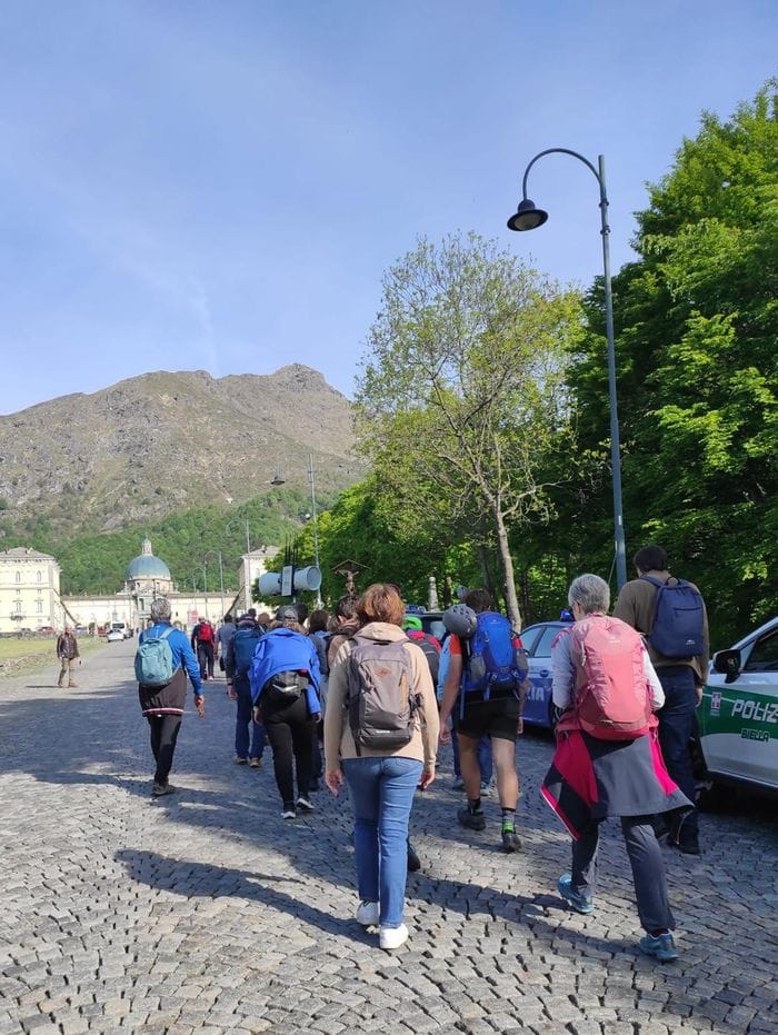 La processione votiva della città di Biella a Oropa. Tutte le foto