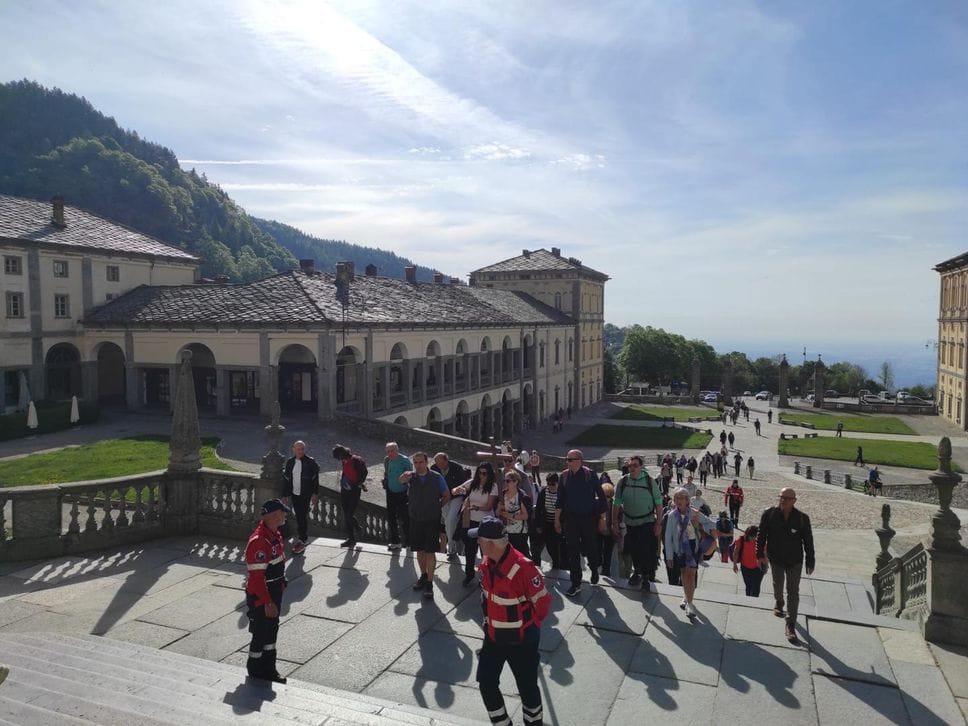 La processione votiva della città di Biella a Oropa. Tutte le foto