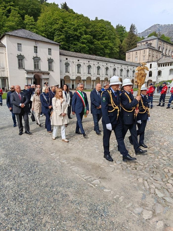 La processione votiva della città di Biella a Oropa. Tutte le foto
