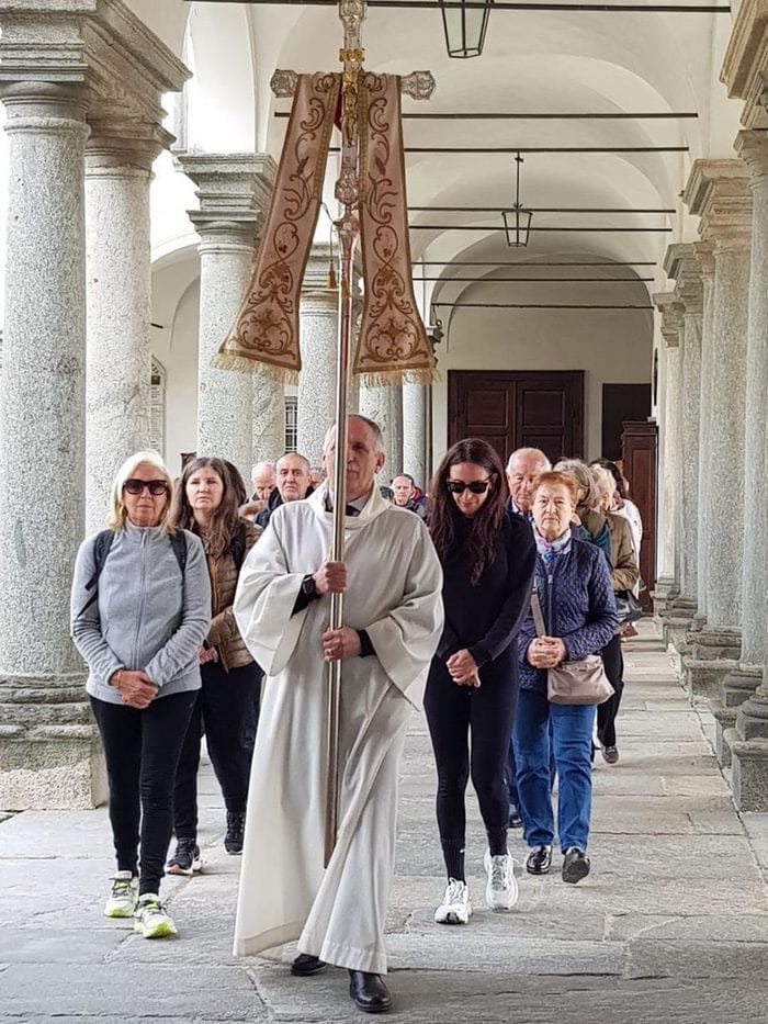 La processione votiva della città di Biella a Oropa. Tutte le foto