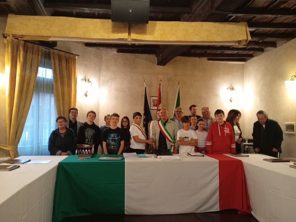 Il nuovo consiglio comunale dei ragazzi a Cavaglià