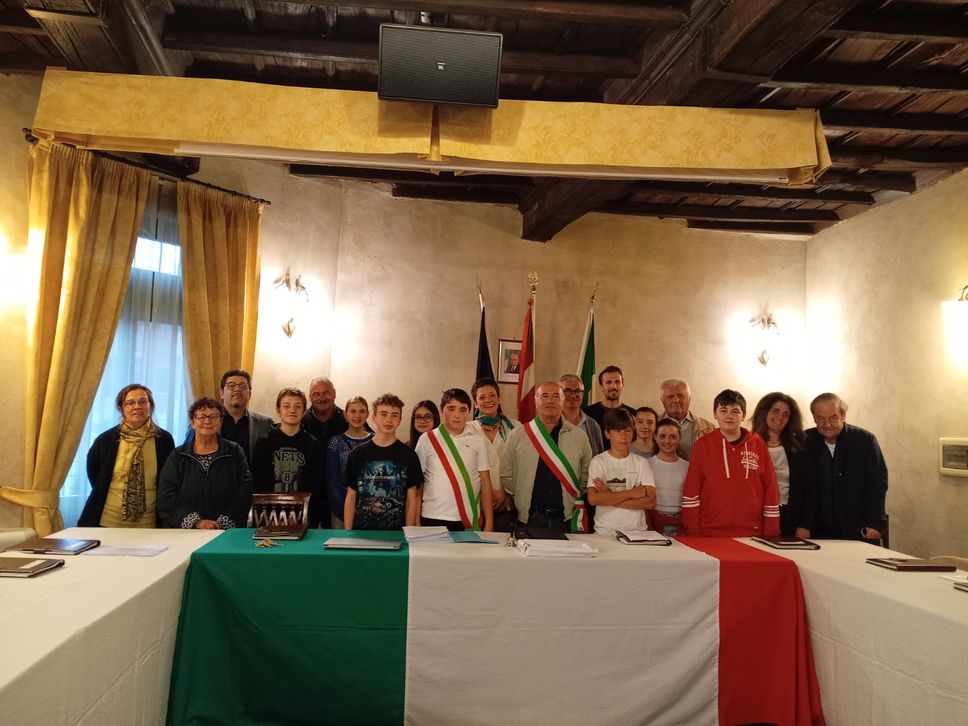 Il nuovo consiglio comunale dei ragazzi a Cavaglià