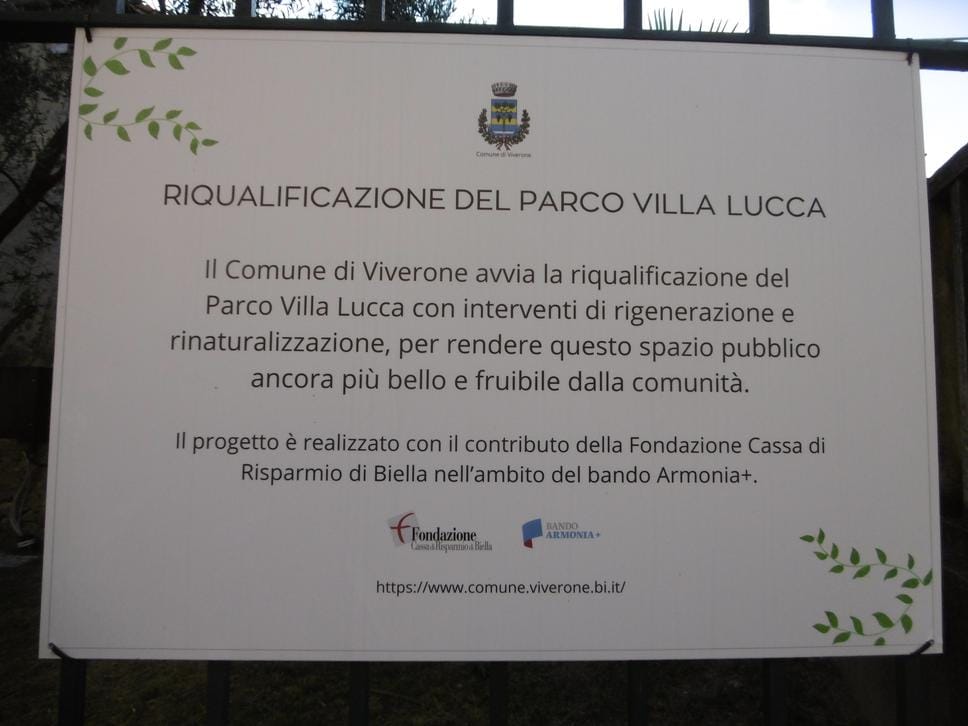 Viverone, il parco di Villa Lucca diventa polo culturale