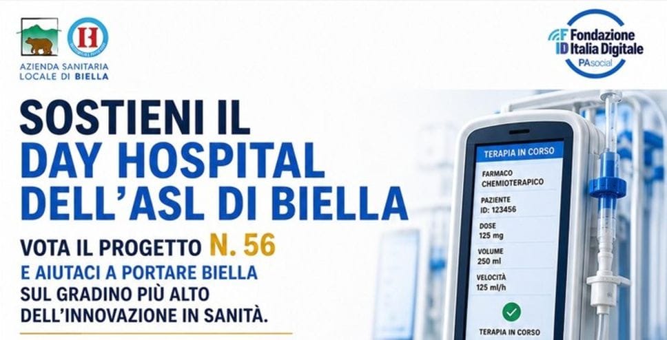 Il day hospital dell’ospedale è in concorso per il premio “Smartphone d’oro”