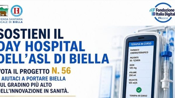 Il day hospital dell’ospedale è in concorso per il premio “Smartphone d’oro”