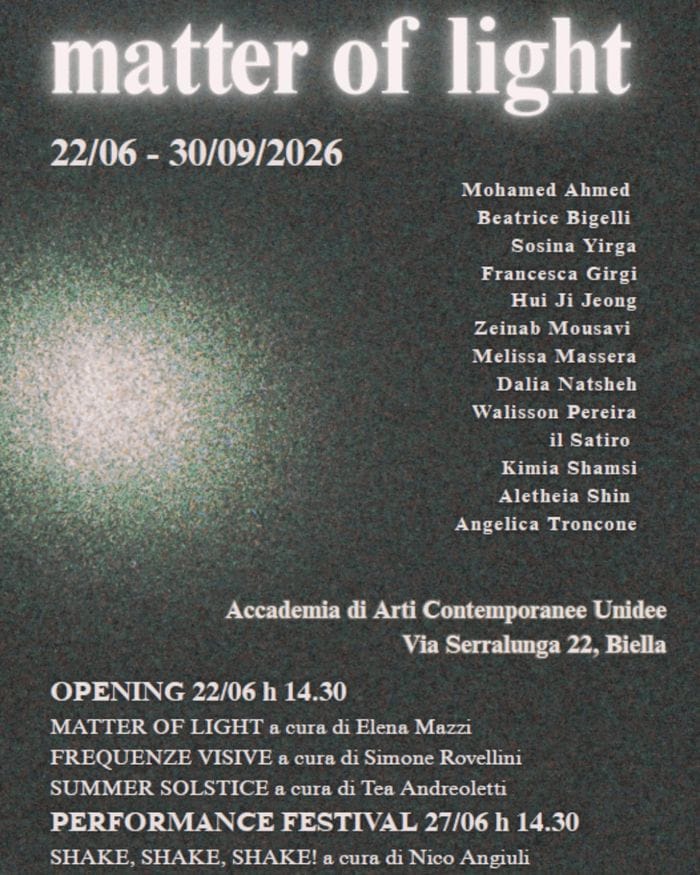 L’Accademia Unidee apre le porte alla creatività emergente: lunedì 22 giugno inizia una settimana di mostre e performance