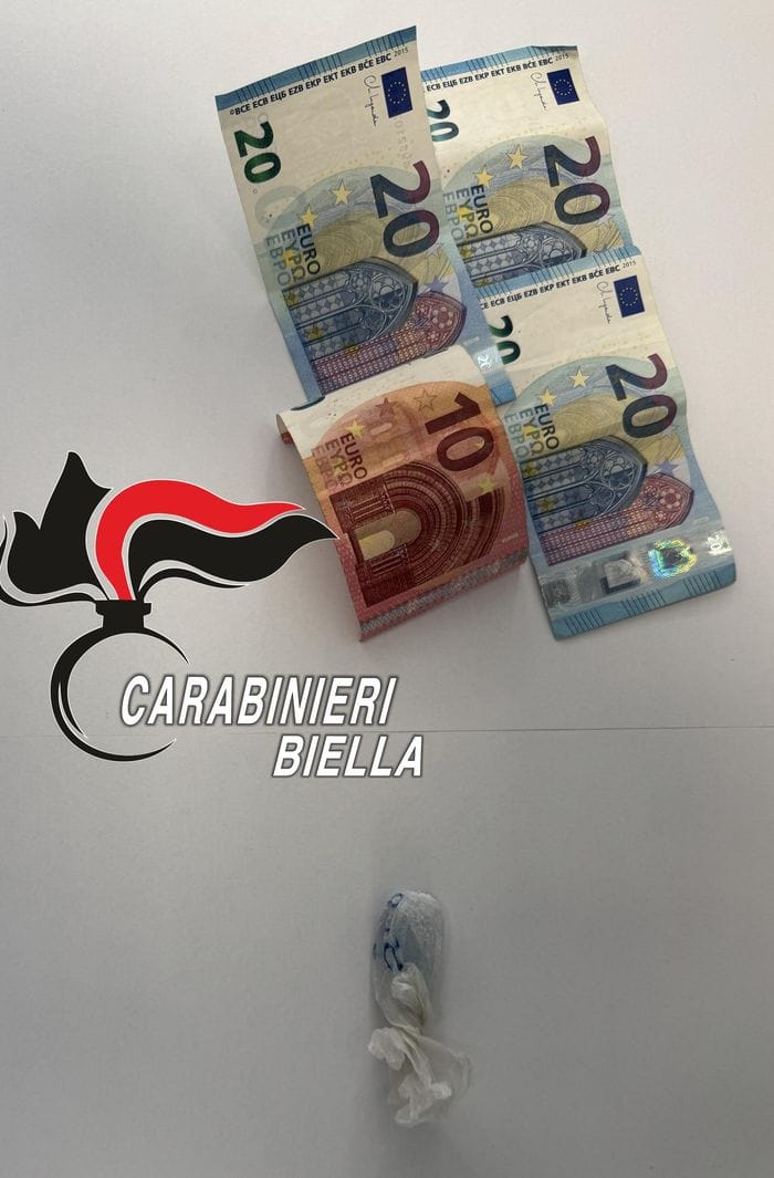 Controlli antidroga nella Valle Elvo: denunce, un’espulsione e un assuntore segnalato
