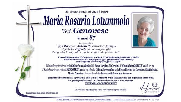 Maria Rosaria Lotummolo