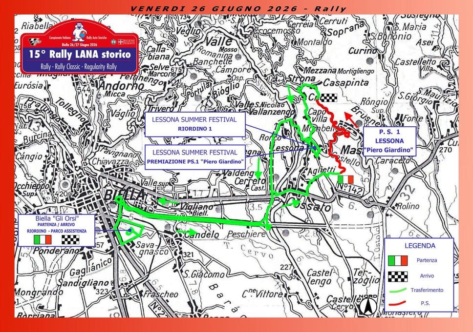 Il Rally Lana Storico vicino al record: ben 173 equipaggi al via