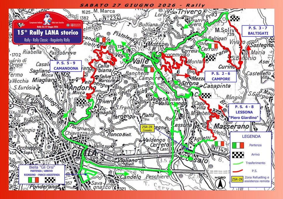 Il Rally Lana Storico vicino al record: ben 173 equipaggi al via
