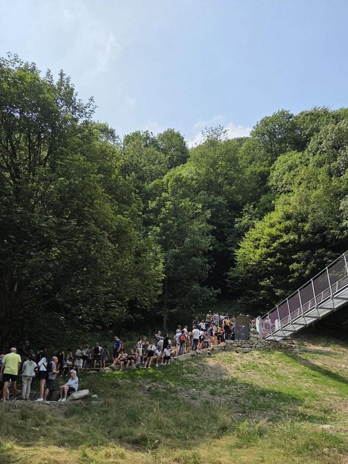 Inaugurata la passerella: a Piedicavallo il ponte sospeso di Fontanamora è il più lungo del Piemonte. Fotogallery