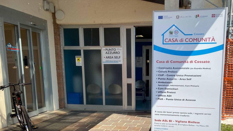 Case di comunità: prosegue il rafforzamento dei servizi a Cossato e Valdilana