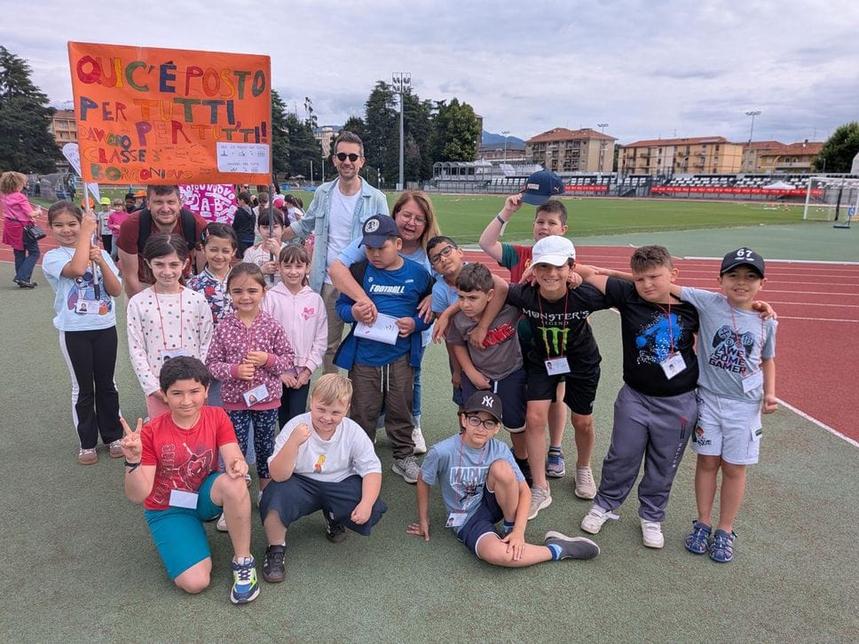 Inclusione e sport, che festa allo stadio