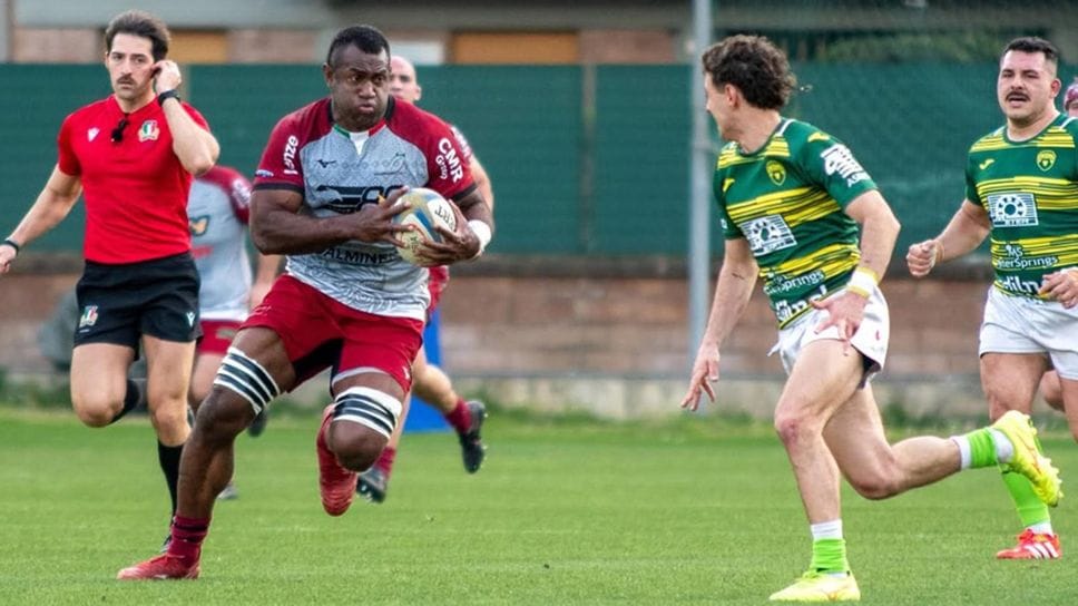 Il fijiano Rusiate Nasove  al Biella Rugby