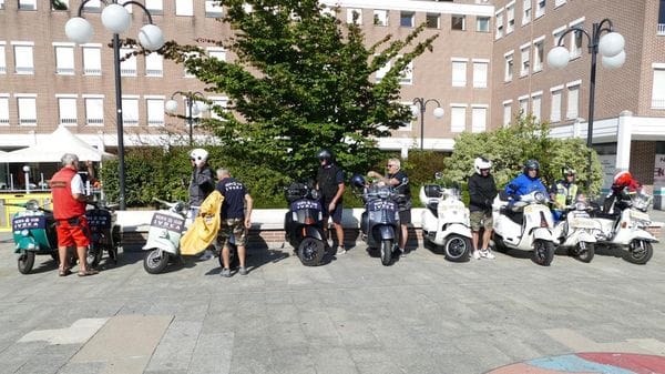 Biella celebra i 75 anni del Vespa Club tra passione, storia e solidarietà. Fotogallery